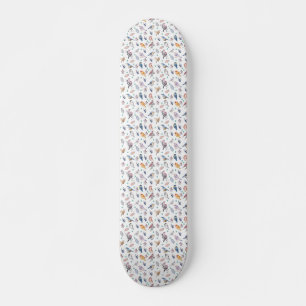 Skate Spring Birds Pattern