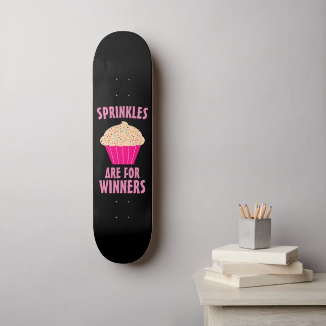 SKATE SPRINKLES SÃO PARA GAROTAS DE CUPCAKE DE VENCEDORE (Arte de parede)