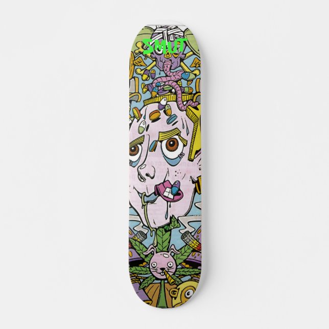 SKATE SPUN MONKEY SMUT SKATEBOARDS - FUC'D UP (Frente)