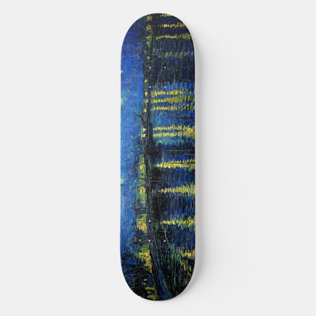 Skate Starry Night Over the Rhone por Vincent Van Gogh (Frente)