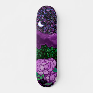Skate Starry Night perto do lago