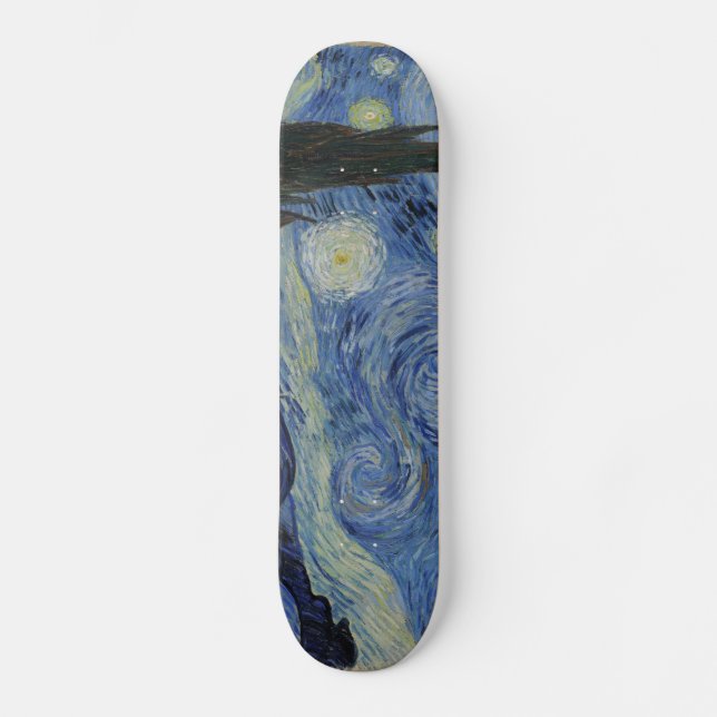 Skate Starry Night por Vincent Van Gogh (Frente)
