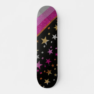 Skate Starry Orgulho gay Flag Sparkly Lesbian Glitter