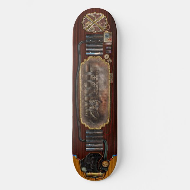 Skate Steampunk - Motorizado (Frente)