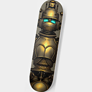 Skate Steampunk Robot Knight