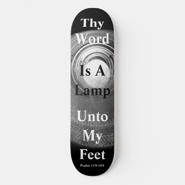 Skate Sua Palavra É Uma Lâmpada Ao Meu Pé (Frente)