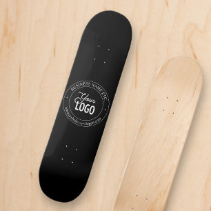 Skate Substituição Fácil de Logo e Texto Personalizável 