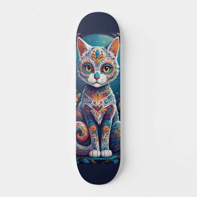 Skate Sugar Skull Kitty (Frente)