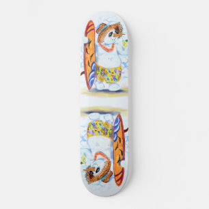 Skate Summer Snowman Surfer Bebe coquetel fresco - Diver