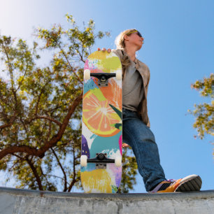 Skate Summer Tropical Fruta Fiesta