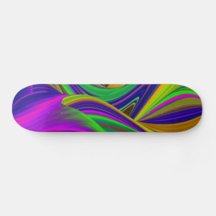 Skate Summerrainbow, Abstrato 3D Rainbowart
