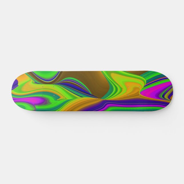 Skate Summerrainbow, Abstrato 3D Rainbowart (Horz)