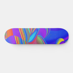 Skate Summersense, Abstrato 3D Rainbowart