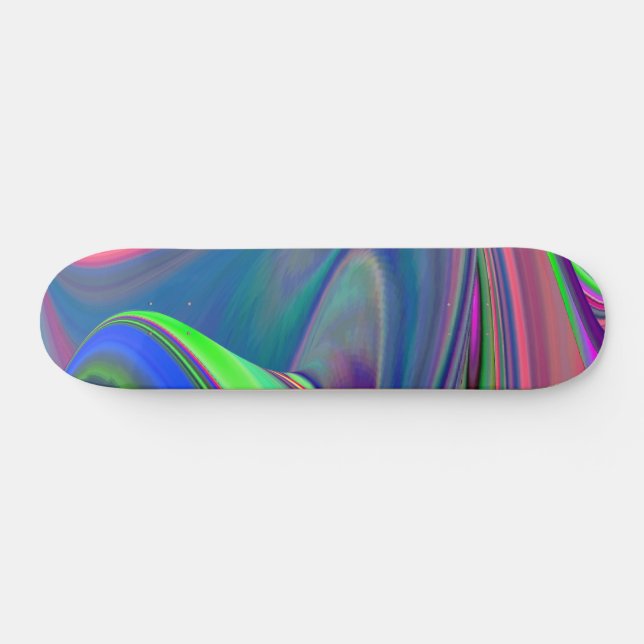 Skate Summersense, Abstrato 3D Rainbowart (Horz)