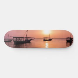 Skate Sunset em Zanzibar