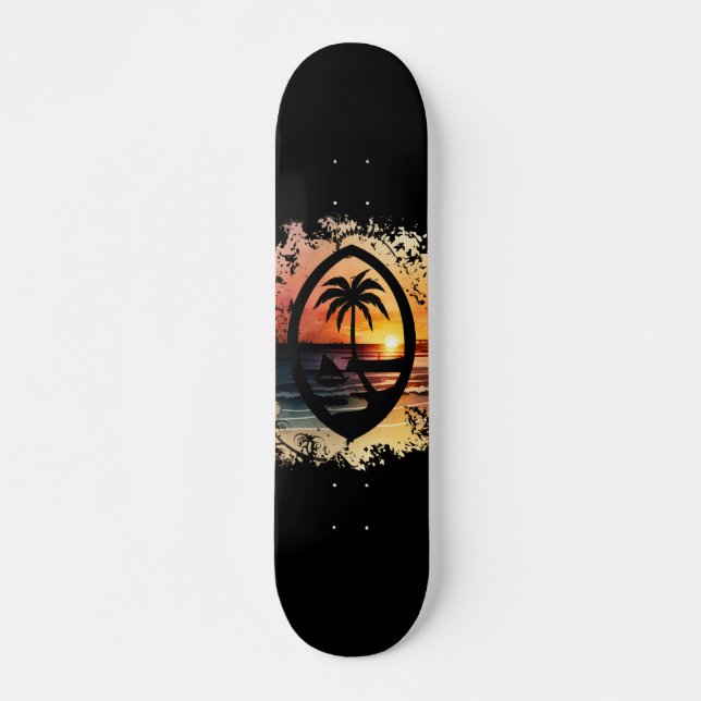 Skate Sunset Guam Seal (Frente)