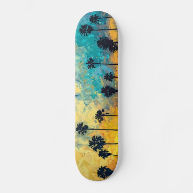 Skate Sunset Palms Cruiser Conselho (Frente)