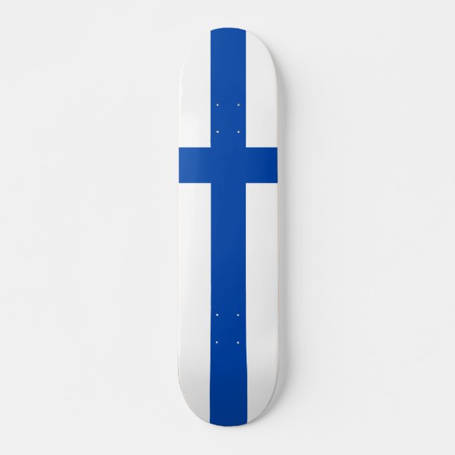 skate Suomen lippu - Bandeira da Finlândia (Frente)