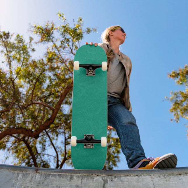 Skate Superfície texturizada em azul verde com padrão su (Ao ar livre 1)
