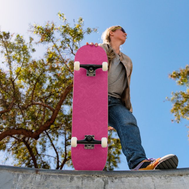 Skate Superfície texturizada rosa com padrão sutil de re (Ao ar livre 1)