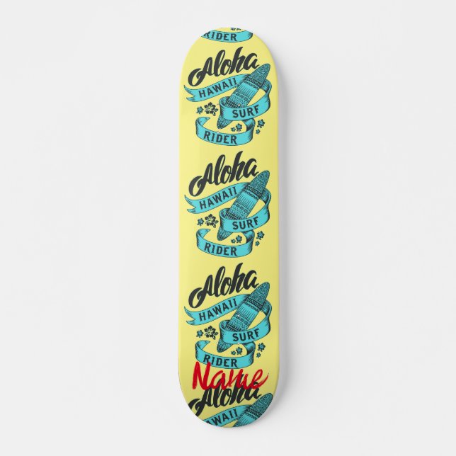Skate Surf Aloha Hawaii Rider Thunder_Cove (Frente)