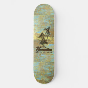 Skate Surf Shack Hawaiian Faux Wood