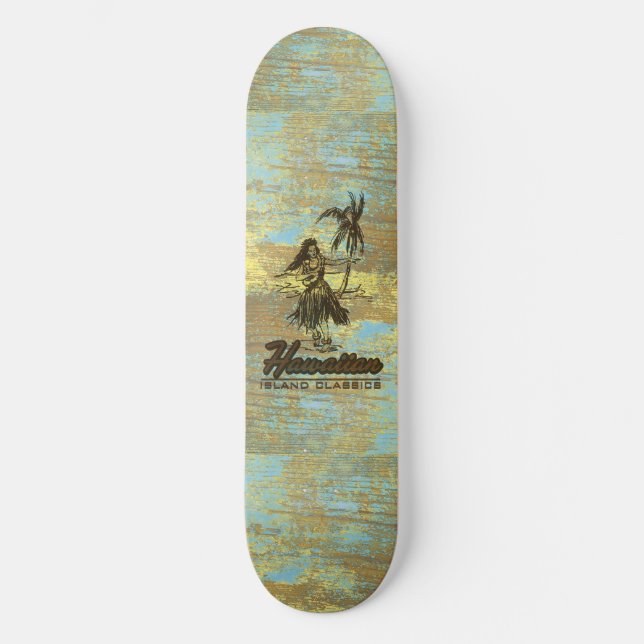 Skate Surf Shack Hawaiian Faux Wood (Frente)