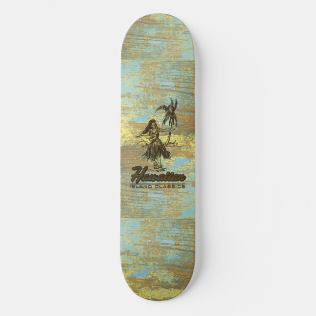 Skate Surf Shack Hawaiian Faux Wood (Frente)