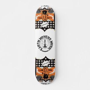 Skate Surfista da rua dos motores da terra
