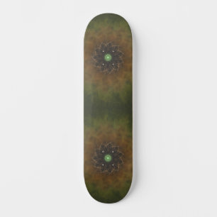 Skate Surto de Mandala Cósmica Esmeralda