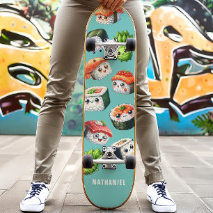 Skate Sushi Nigiri Maki Cute Rolo de Wasabi