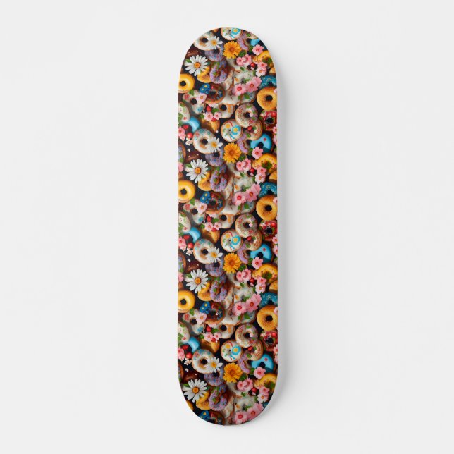 Skate Sweet Donuts Seamless Pattern Design (Frente)