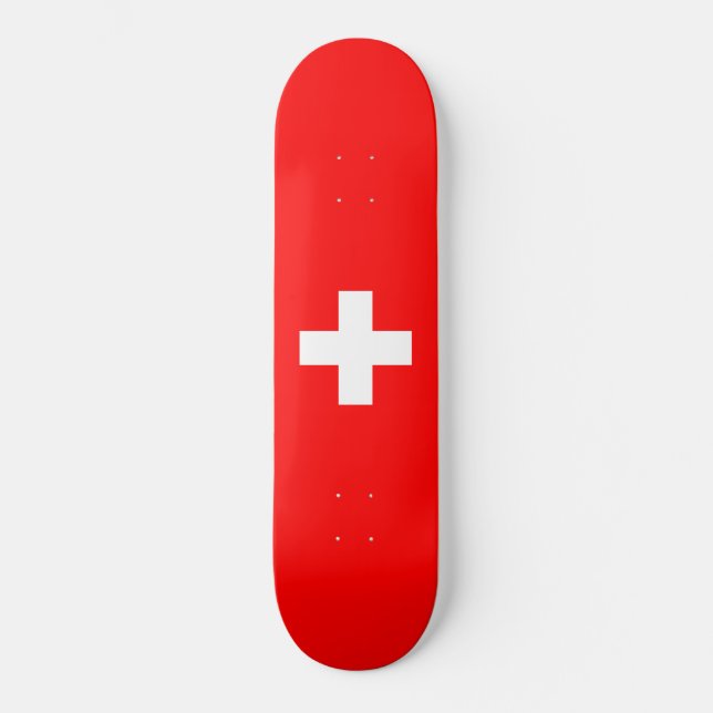 Skate Swiss Flag (Switzerland) (Frente)