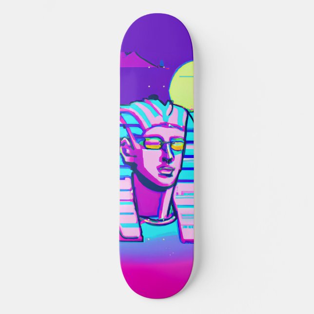 Skate Synthwave Pharaoh (Frente)
