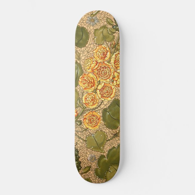Skate Tabuleiro Amarelo Antigo (Frente)
