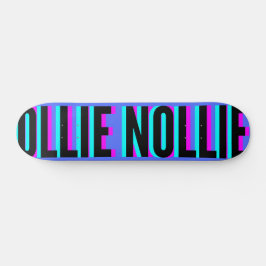 Skate Tabuleiro Azul Real Ollie Nollie legal