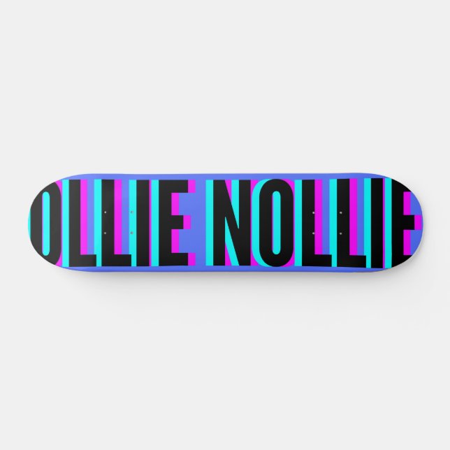 Skate Tabuleiro Azul Real Ollie Nollie legal (Horz)