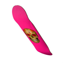 Skate Tabuleiro Cinzento Rosa Quente Zombie - Açúcar Ver