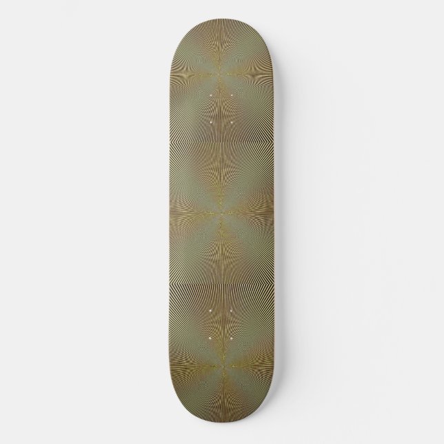 Skate Tabuleiro de Arte Fractal (Frente)