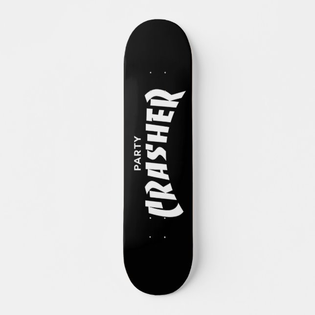 Skate Tabuleiro de Crasher do Partido (Frente)