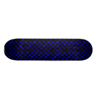 Tabuleiro de damas de mármore azul