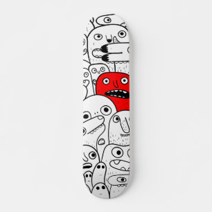 Skate Tabuleiro de Doodle Monsters