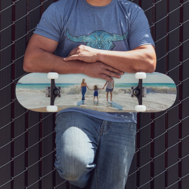 Skate Tabuleiro de fotografias personalizado com o seu p (Ao ar livre 3)