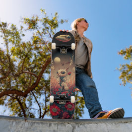 Skate Tabuleiro de gatos robôs fantasia