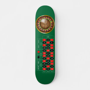 Skate Tabuleiro de Mesa da Imagem de Roulette Europeu Mu