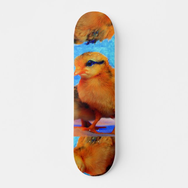 Skate Tabuleiro de pintinho-A-Luz-Profunda - Personalizá (Frente)