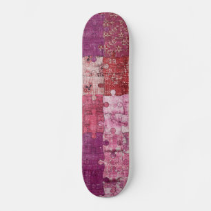 Skate Tabuleiro de Quebra-cabeça de Textura de Cores