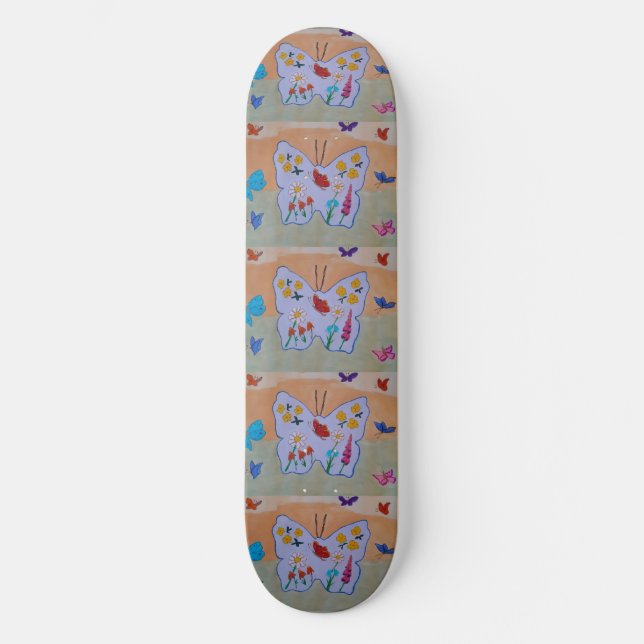 Skate Tabuleiro de Sonhos da Borboleta (Frente)