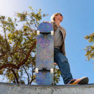 Skate Tabuleiro de Textura abstrato: Arte Encontra Corri