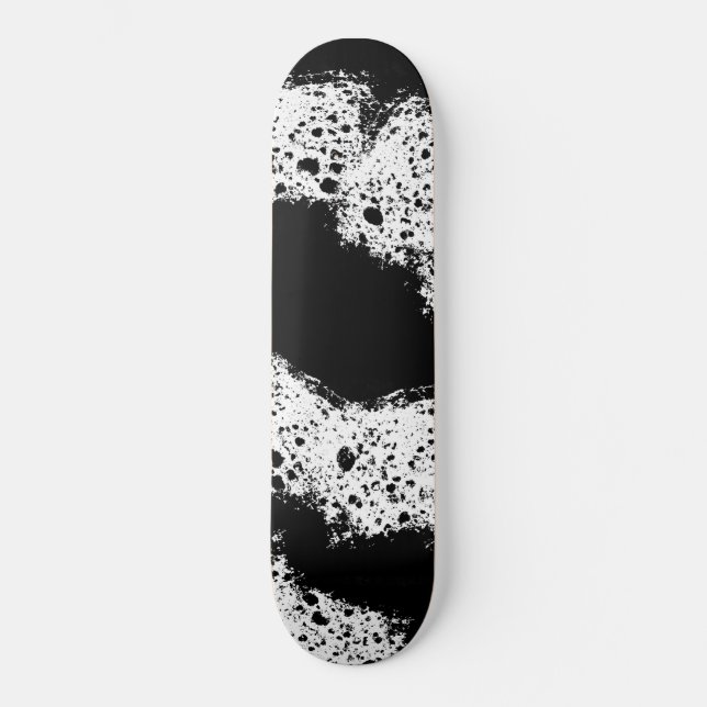 Skate Tabuleiro do Grunge Paint Splatter (Frente)